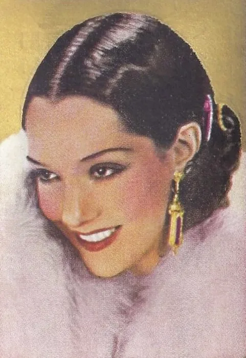 Framed Print : Lupe Velez, Movie Stars series, collectible cigarette card, 1934 Framed Print : Lupe Velez, Movie Stars series, collectible cigarette card, 1934