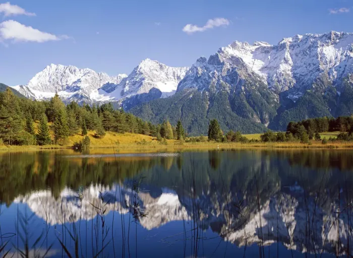Framed Print : Luttensee Lake in front of the Karwendel Range, near Mittenwald, Upper Bavaria, Bavaria, Germany Framed Print : Luttensee Lake in front of the Karwendel Range, near Mittenwald, Upper Bavaria, Bavaria, Germany