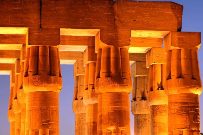 Framed Print : Luxor Temple at night Framed Print : Luxor Temple at night