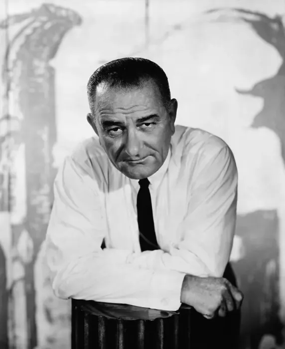 Framed Print : Lyndon B Johnson In Shirt And Tie Framed Print : Lyndon B Johnson In Shirt And Tie