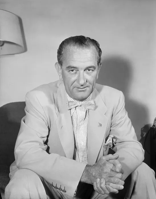 Framed Print : Lyndon B Johnson Waist Up Seated Photo Framed Print : Lyndon B Johnson Waist Up Seated Photo