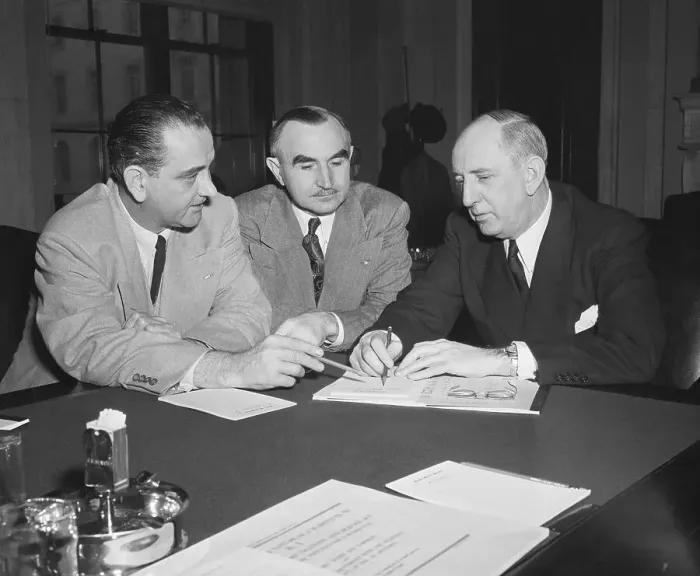 Framed Print : Lyndon B. Johnson, Wayne Morse, and Richard B. Russell Framed Print : Lyndon B. Johnson, Wayne Morse, and Richard B. Russell