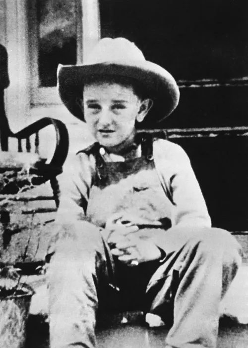 Framed Print : Lyndon B Johnson At Six Years Old Framed Print : Lyndon B Johnson At Six Years Old