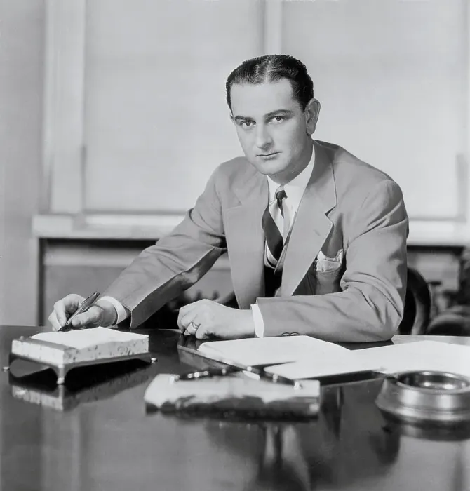 Framed Print : Lyndon Johnson in 1939