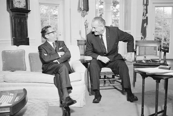 Framed Print : Lyndon Johnson and Gustavo Diaz Ordaz Framed Print : Lyndon Johnson and Gustavo Diaz Ordaz