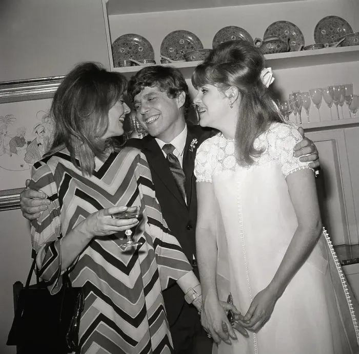 Framed Print : Lynn Redgrave And Husband Toasted Framed Print : Lynn Redgrave And Husband Toasted