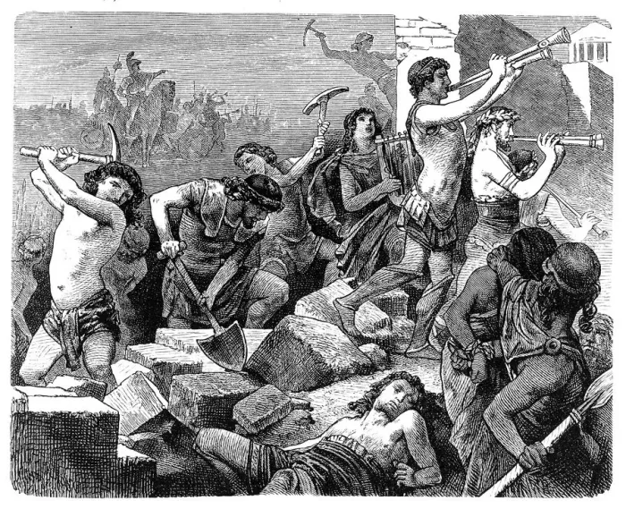 Framed Print : Lysander (a395 BC) destroyed Athens Framed Print : Lysander (a395 BC) destroyed Athens