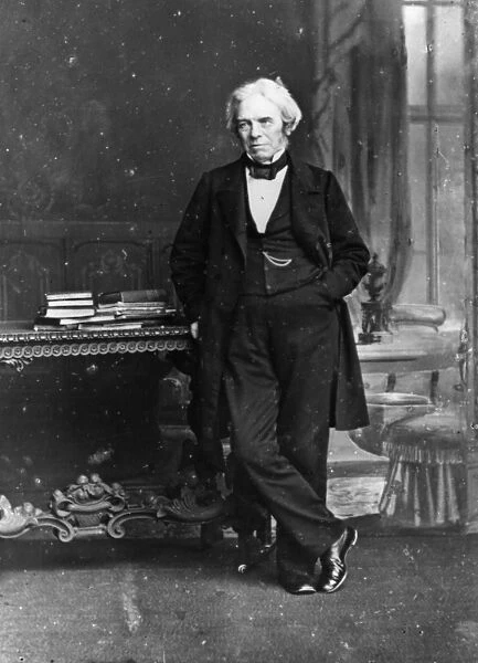 M Faraday. circa 1865: English chemist and physicist Michael Faraday, (1791 - 1867)