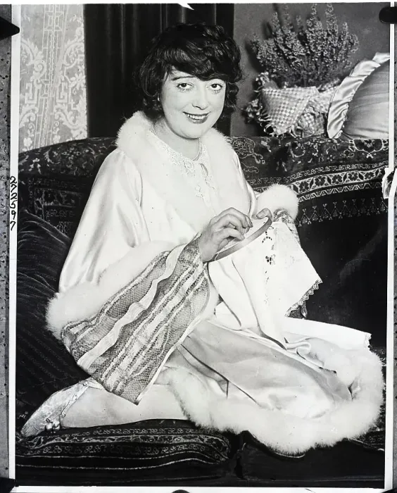 Framed Print : Mabel Normand Sewing Some Craftwork Framed Print : Mabel Normand Sewing Some Craftwork