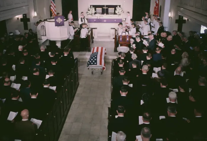 Framed Print : MacArthur's Funeral