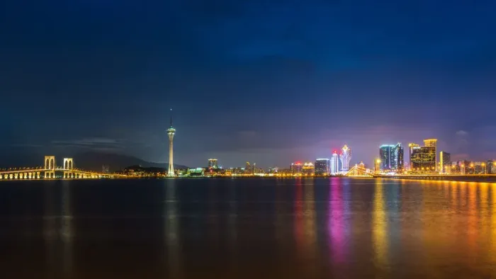 Framed Print : Macau in panoramic frame Framed Print : Macau in panoramic frame