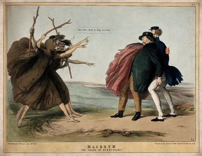 Framed Print : Macbeth: The Than of Derrynane! Framed Print : Macbeth: The Than of Derrynane!