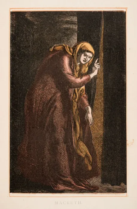 Framed Print : Macbeth by Shakespeare engraving 1870 Framed Print : Macbeth by Shakespeare engraving 1870