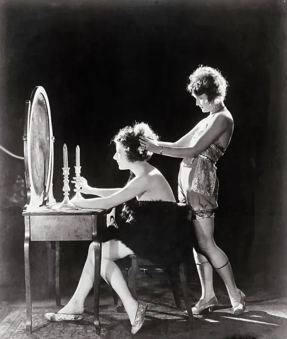 Framed Print : Mack Sennett Beauties Primping Framed Print : Mack Sennett Beauties Primping