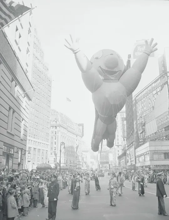Framed Print : Macy's Thanksgiving Day Parade with Balloon Character Framed Print : Macy's Thanksgiving Day Parade with Balloon Character