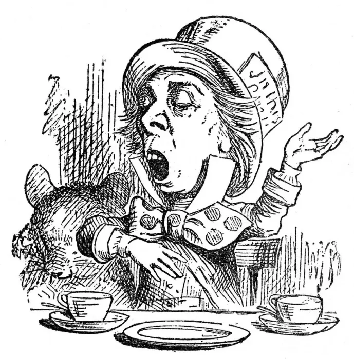 Framed Print : The Mad Hatter - Alice in Wonderland 1897 Framed Print : The Mad Hatter - Alice in Wonderland 1897