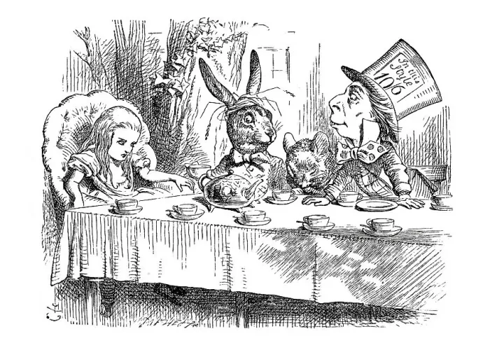 Framed Print : Mad Hatters Tea Party Framed Print : Mad Hatters Tea Party
