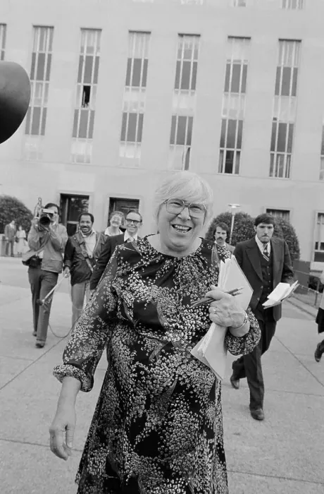 Framed Print : Madalyn Murray O'Hair Leaving Court Framed Print : Madalyn Murray O'Hair Leaving Court