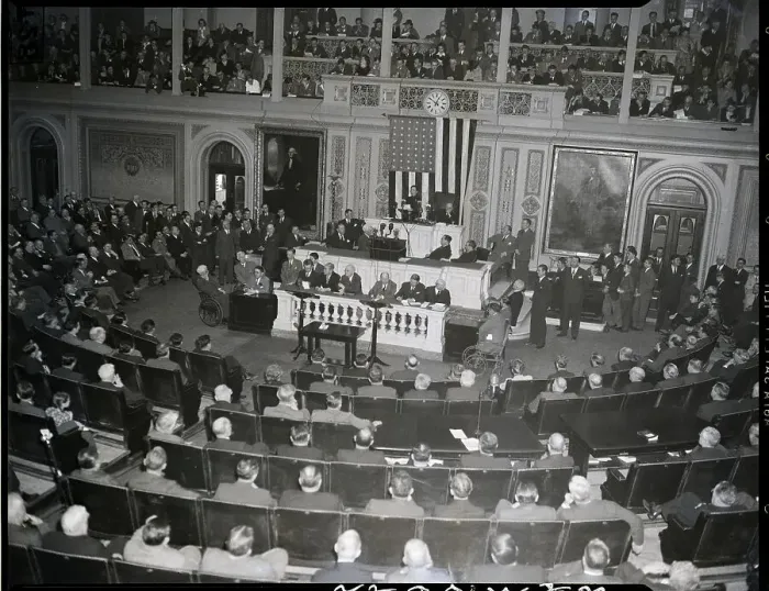 Framed Print : Madame Chiang Kai-Shek Speaking In Dc Framed Print : Madame Chiang Kai-Shek Speaking In Dc