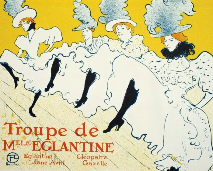 Framed Print : Mademoiselle Eglantines Company