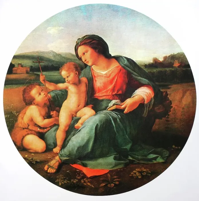 Framed Print : Madonna Alba, by Raffaello Sanzio da Urbino, also Raffael da Urbino, Raffaello Santi, Raffaello Sanzio, Raffael, Italian painter, Italy, digitally restored reproduction of a work of art (public domain) from c. 1500 Framed Print : Madonna Alba, by Raffaello Sanzio da Urbino, also Raffael da Urbino, Raffaello Santi, Raffaello Sanzio, Raffael, Italian painter, Italy, digitally restored reproduction of a work of art (public domain) from c. 1500