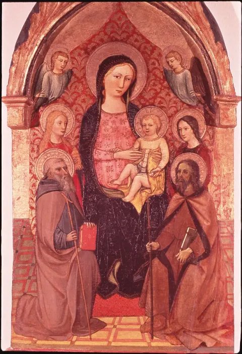 Framed Print : Madonna with Child and Saints Framed Print : Madonna with Child and Saints