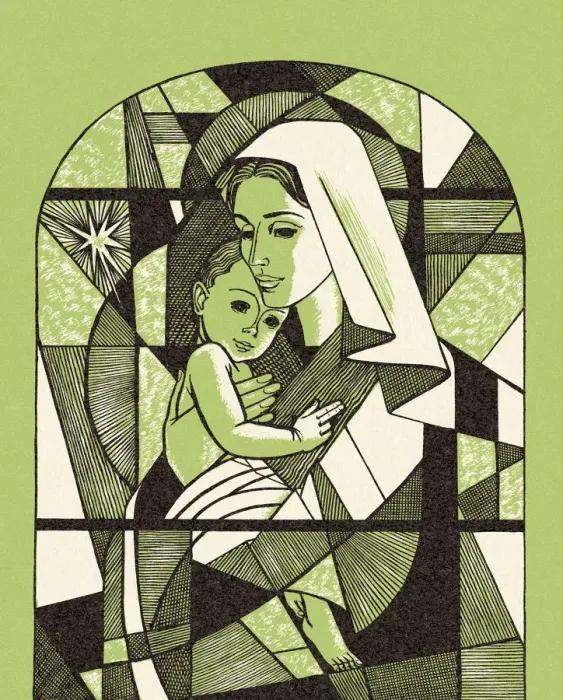 Framed Print : Madonna and Child Stained Glass Window Framed Print : Madonna and Child Stained Glass Window