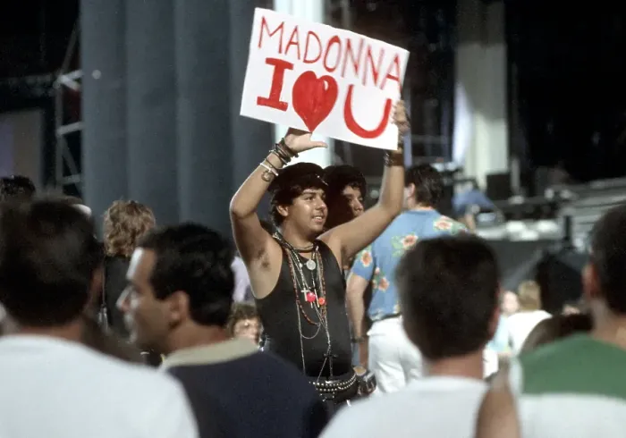 Framed Print : Madonna Fans Framed Print : Madonna Fans
