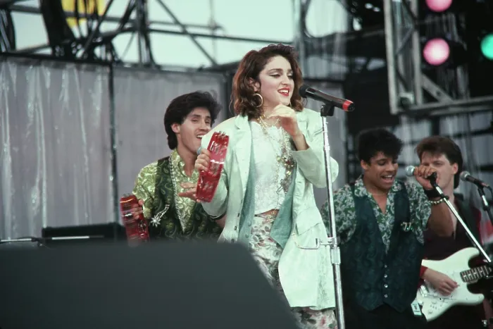 Framed Print : Madonna At Live Aid Framed Print : Madonna At Live Aid