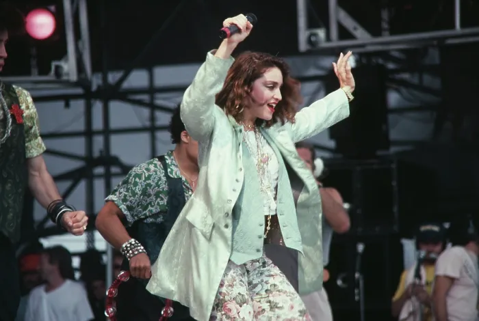 Framed Print : Madonna At Live Aid Framed Print : Madonna At Live Aid
