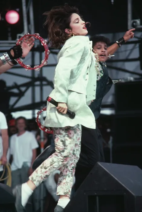 Framed Print : Madonna At Live Aid Framed Print : Madonna At Live Aid
