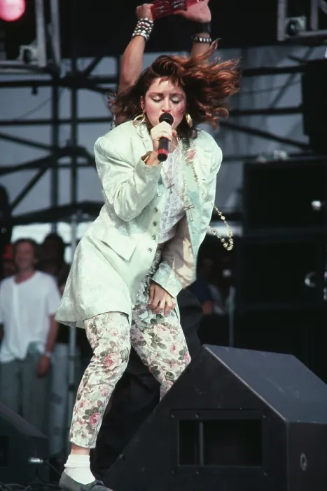 Framed Print : Madonna At Live Aid Framed Print : Madonna At Live Aid