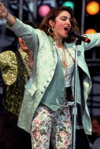 Madonna Live Aid Print, July 13, 1985. Art Prints, Posters