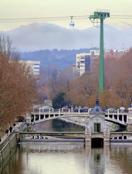Framed Print : Madrid, Manzanares river Framed Print : Madrid, Manzanares river