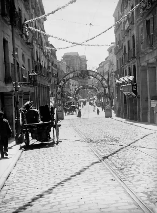 Framed Print : Madrid Street Framed Print : Madrid Street