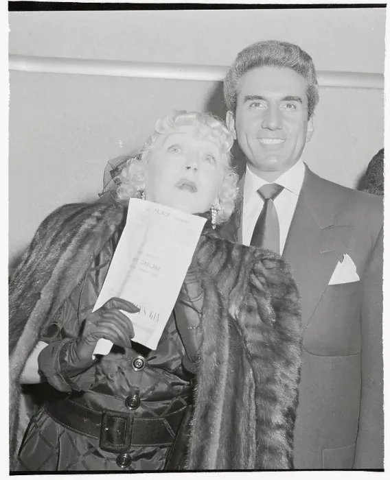 Framed Print : Mae Murray and Chuck Pape Attending Performance Framed Print : Mae Murray and Chuck Pape Attending Performance