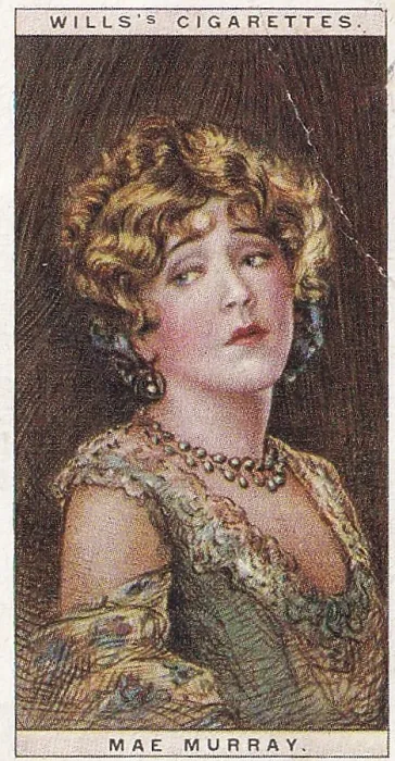 Framed Print : Mae Murray, Cinema Stars series, H O Will's collectible tobacco card, 1928 Framed Print : Mae Murray, Cinema Stars series, H O Will's collectible tobacco card, 1928