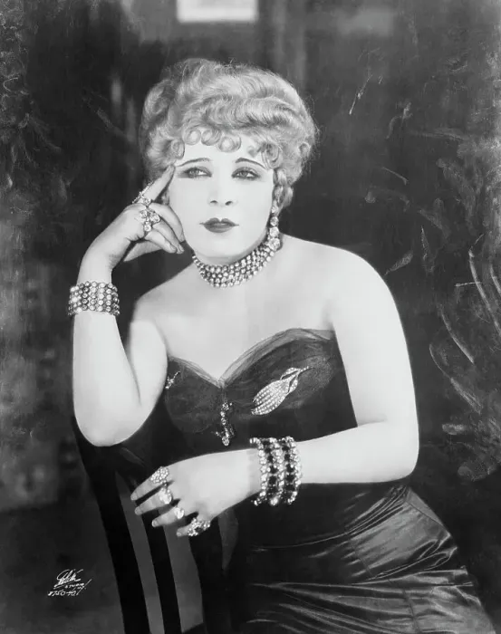 Framed Print : Mae West. (Original Caption). Mae West as Diamond Lil