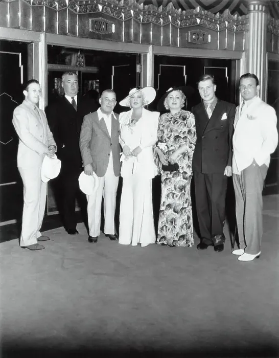 Framed Print : Mae West and Family Framed Print : Mae West and Family