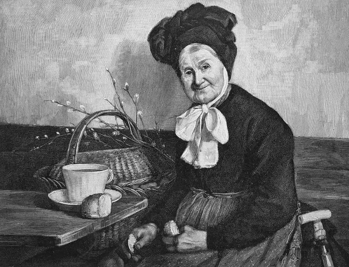 Framed Print : Maerkische farmer in traditional traditional costume, sitting at the table having breakfast, North Rhine-Westphalia, Germany, Historical, digital reproduction of an original 19th century painting Framed Print : Maerkische farmer in traditional traditional costume, sitting at the table having breakfast, North Rhine-Westphalia, Germany, Historical, digital reproduction of an original 19th century painting