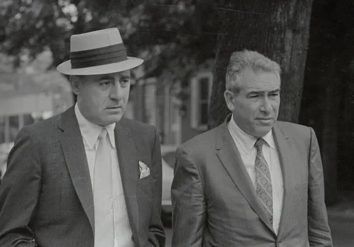 Framed Print : Mafia Boss Thomas Eboli With Attorney Framed Print : Mafia Boss Thomas Eboli With Attorney