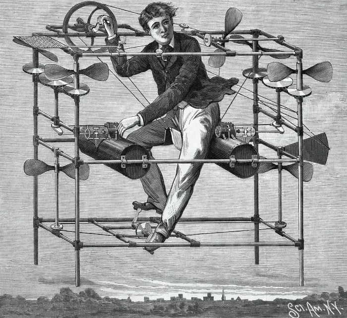 Framed Print : Magazine Illustration of an Aerial Machine Designed by Dr. W.O. Ayres Framed Print : Magazine Illustration of an Aerial Machine Designed by Dr. W.O. Ayres