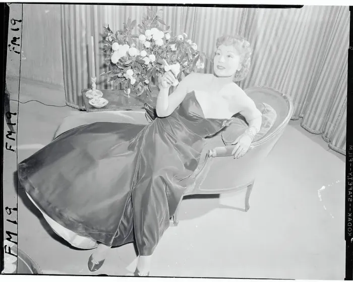 Framed Print : Magda Gabor on Lounger Framed Print : Magda Gabor on Lounger