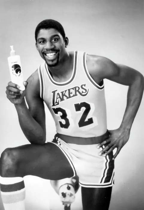 Framed Print : Magic Johnson Ad Framed Print : Magic Johnson Ad