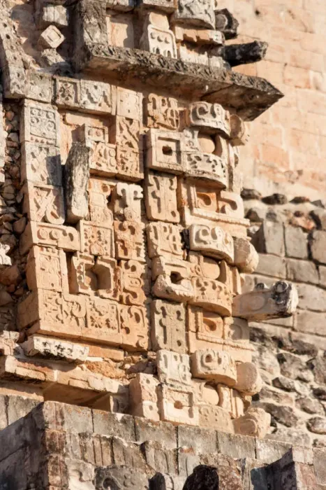 Framed Print : Detail of Magician Pyramid, Uxmal, Yucatan, Mexico Framed Print : Detail of Magician Pyramid, Uxmal, Yucatan, Mexico