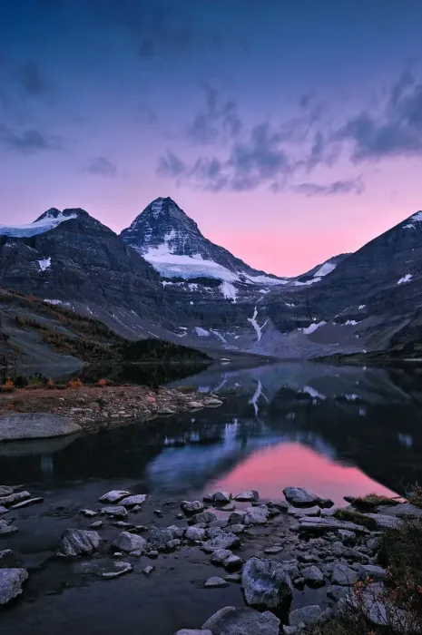 Framed Print : Magog Lake Dusk Framed Print : Magog Lake Dusk