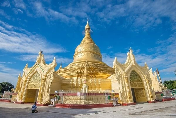 Maha Wizaya Pagoda, yangon, myanmar
