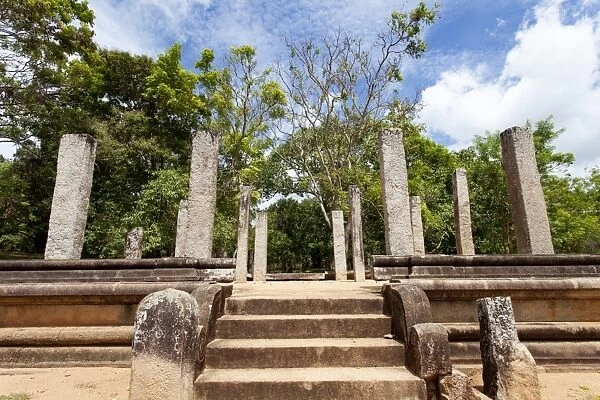 Mahasens Palace. Entrance to Mahasens Palace, Anuradhapura