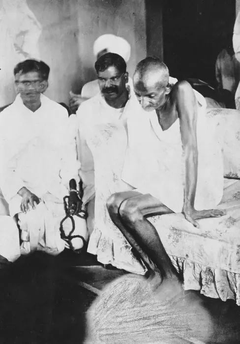 Framed Print : Mahatma Gandhi and His Associates During Conference Framed Print : Mahatma Gandhi and His Associates During Conference