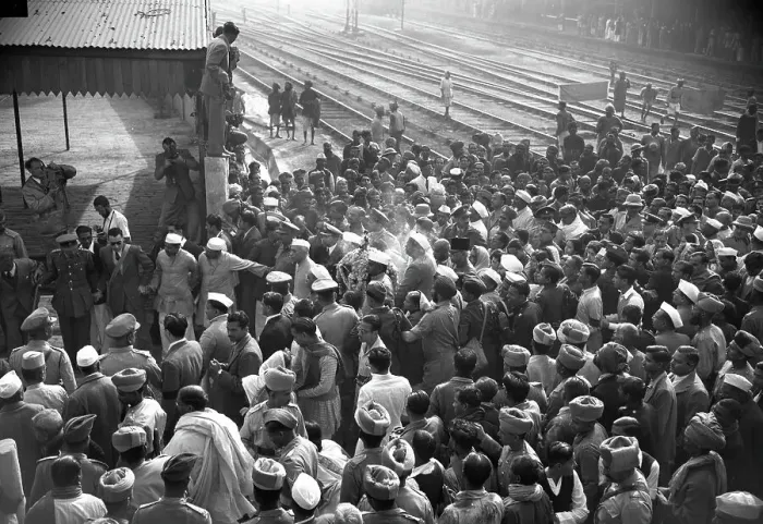 Framed Print : Mahatma Gandhi's Funeral Framed Print : Mahatma Gandhi's Funeral